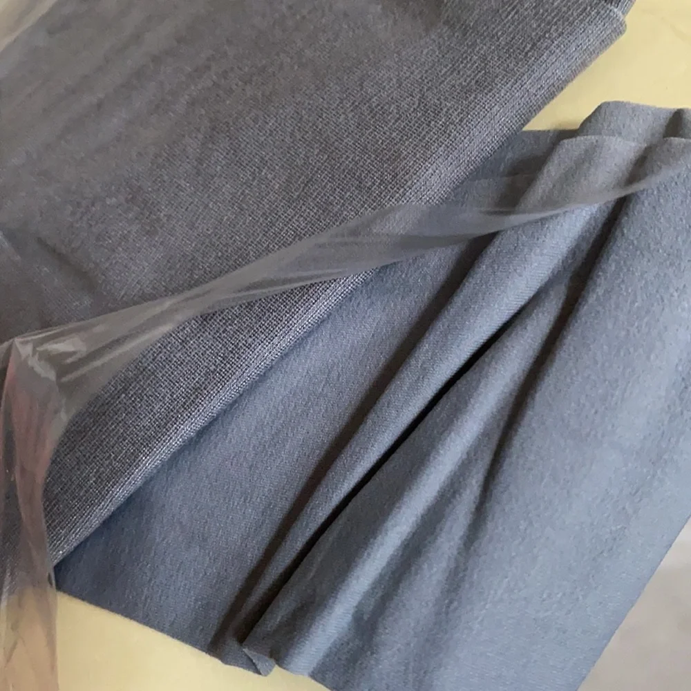 {NWT/VTG} Donna Karan | 90s Pantyhose Nordstrom Pale Grey Matte Suede Opaque (M)